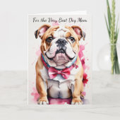 Mignonne Bulldog Vous Faites Ma Carte De Wag De Qu (Devant)