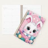 Mignonne Bunny Planner - Adorable Spring Journal p (Devant avec enveloppe)