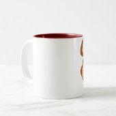 Mignonne caricature Énergétique Ours Mug (Devant gauche)