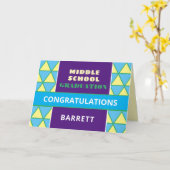 Mignonne ! Carte de diplôme du collège personnalis (Fleur jaune)