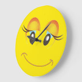 mignonne cheekybelle dame émoji horloge (Angle)