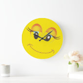 mignonne cheekybelle dame émoji horloge (Maison)