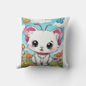 Mignonne chien Lance oreillers (Verso)