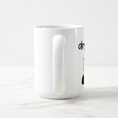 Mignonne Chien Maman tasse pawprint avec nom café 