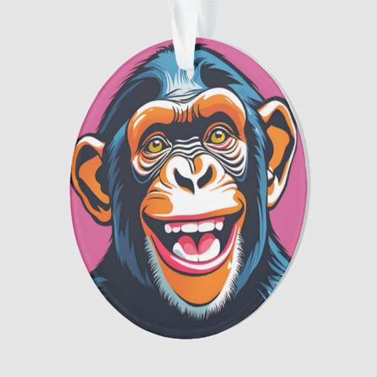 Mignonne Chimpanzée rit (devant)