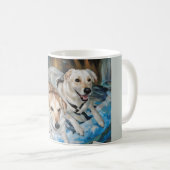 Mignonne chiot amis Mug (Devant droit)
