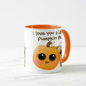 Mignonne Citrouille épice Fall Mug (Devant droit)