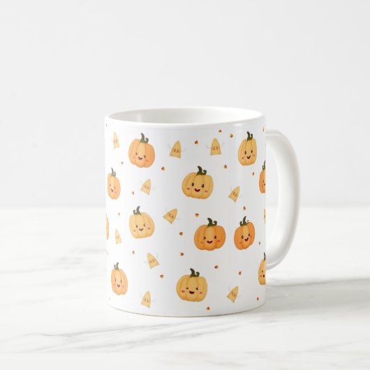 Mignonne Citrouille Parade Mug (Devant droit)