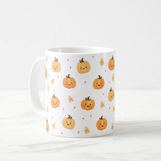 Mignonne Citrouille Parade Mug (Devant gauche)