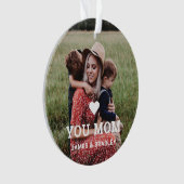 Mignonne COEUR T'AIME MÈRE Fête des Mères Photo (devant)