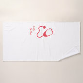 Mignonne Compétente CNA Certified Nursing Assistan (Serviette de bain)