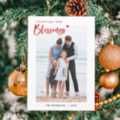 Mignonne comptage de nos Blessing Family Cartes de