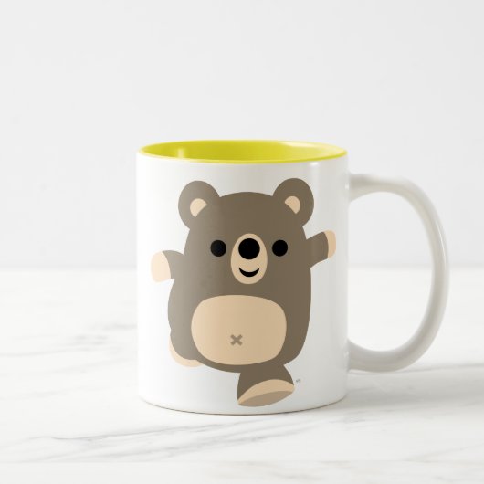 Mignonne Coup De Dessin De Cartoon Ours Mug (Droit)