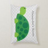 Mignonne coussin de tortue verte pour la chambre p (Devant(Vertical))