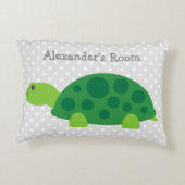 Mignonne coussin de tortue verte pour la chambre p (Dos)