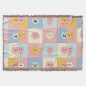 Mignonne couverture en patchwork pastel (Devant)