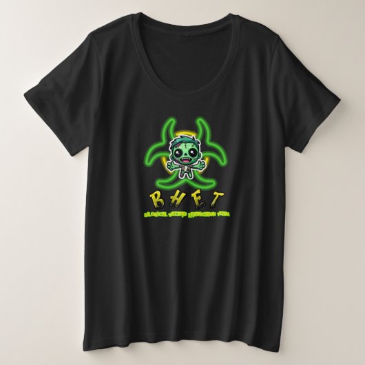Mignonne, drôle de tee zombie (Design devant)
