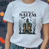 Mignonne emmenez-moi au t-shirt Halloween Salem