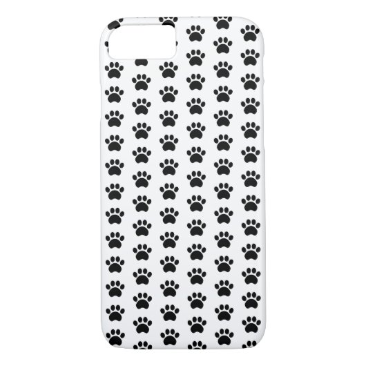 Mignonne Empreinte de patte Motif iPhone 7 Coque (Dos)