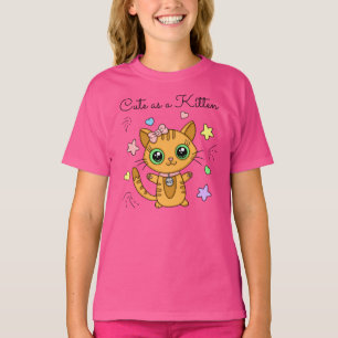 Mignonne en T-shirt Kitten
