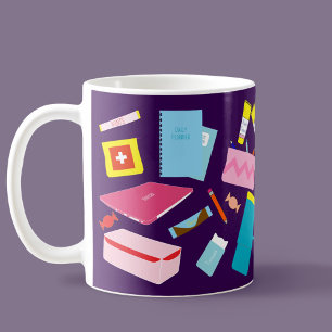 Mignonne Enseignant moderne coloré Doit Haves Mug