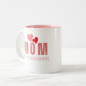 Mignonne et coeur Fête des Mères Café Mug (Devant gauche)