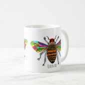 Mignonne et colorée Reine Bee Mug (Devant droit)