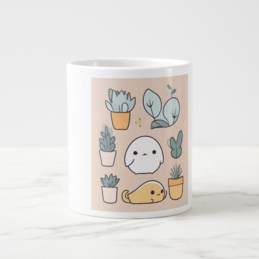 Mignonne et douce Mug de chat (Devant)