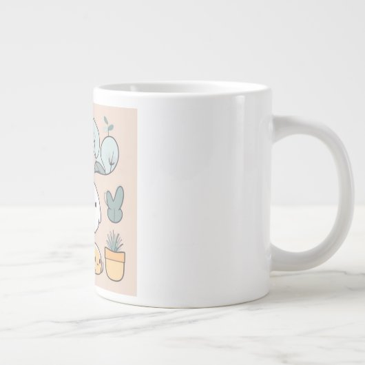 Mignonne et douce Mug de chat (Droite)