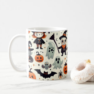 Mignonne et Éffrayante Mug Motif d'Halloween