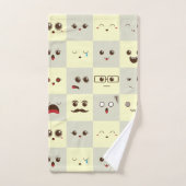 Mignonne face (Serviette à main)