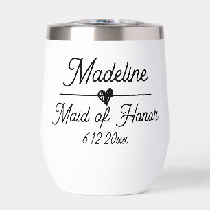 Mignonne femme de ménage personnalisée d'honneur c