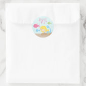 Mignonne fille mermaids autocollants fête d'annive (Sac)