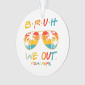 Mignonne fin de l'année scolaire Professeur été Br (devant)