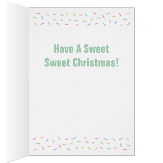 Mignonne Frosting Le Snowman Drôle Salutation de N (Intérieur (Droit))