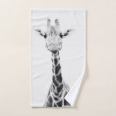 Mignonne Giraffe 2 #animal #art (Serviette à main)