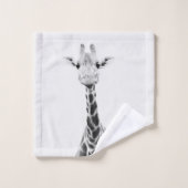 Mignonne Giraffe 2 #animal #art (Gant de toilette)