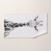 Mignonne Giraffe 2 #animal #art (Serviette à main)