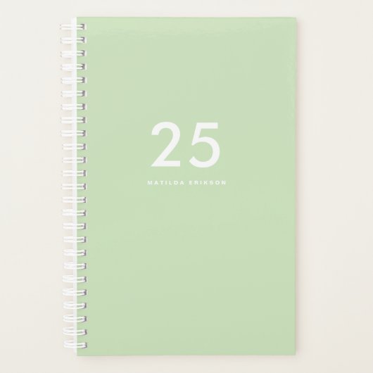 Mignonne Girl Light Nom vert École (Devant)