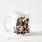 Mignonne GNOME D'Automne Rustique Mug (Gauche)