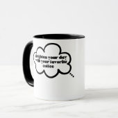 mignonne Grenouille café Mug (Devant gauche)