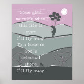 Mignonne I'll Fly Away Hymn ballons Poster pour en (Devant)