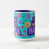 Mignonne J'Aime Être Nana Inspirivity Café Mug (Centre)