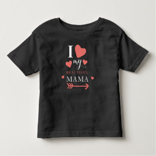 Mignonne J'aime Ma belle maman Baby T-Shirt