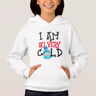 Mignonne Je suis très froid imprimé sweatshirt enf