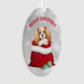 Mignonne King Charles Spaniel Cadeau Surprise Orne (devant)