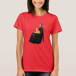    Mignonne La mère de Whistler T-shirt orange pou