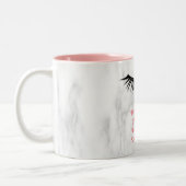 Mignonne Lady Eyelash Boss Coffee Mug Soft Rose (Gauche)