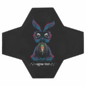 Mignonne lapin aux yeux de lumière dans Yoga Pose  (Plat)