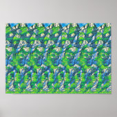 Mignonne lapin avec parapluie - Impression 3D cach (Devant)
